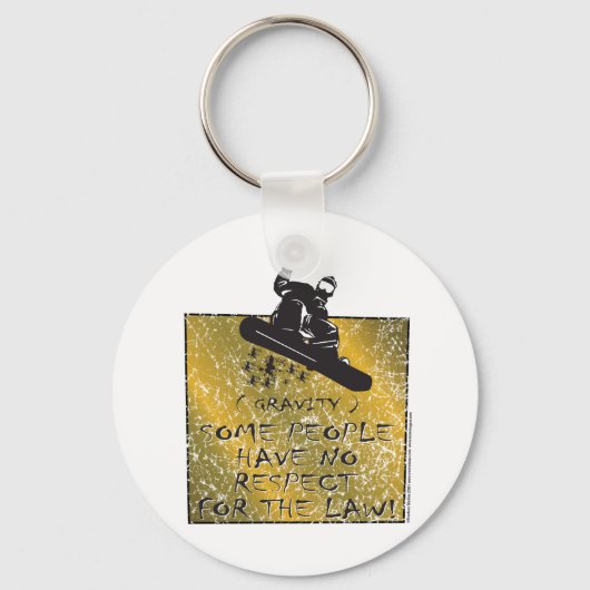 Schwerkraftfahrer Schlüsselanhänger (Vorderseite)