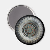 Schwerlastrad Magnet (Vorderseite/Rückseite)