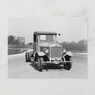 Schwerlastwagen, 1925 postkarte