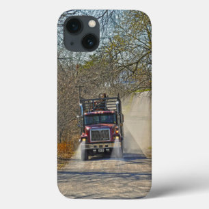 Schwerlastwagen auf einer trostlosen Landstraße Case-Mate iPhone Hülle