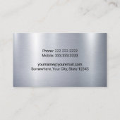 Schwermaschinenbetreiber Visitenkarte (Rückseite)