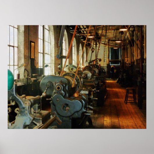 Schwermaschinengeschäft Poster (Vorne)