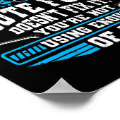 Schwermaschinentechniker Poster (Ecke)