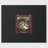 Schwermechaniker Geschenkpapier (Flach)