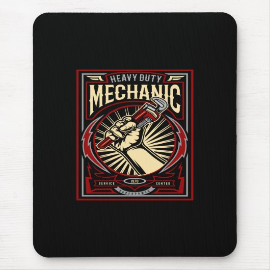 Schwermechaniker Mousepad (Vorne)