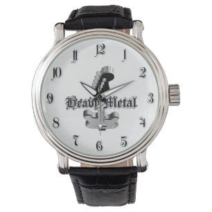 Schwermetall Armbanduhr
