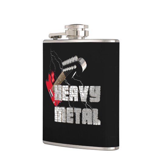 Schwermetall Flachmann (Links)