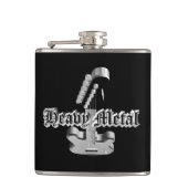 Schwermetall Flachmann (Vorderseite)