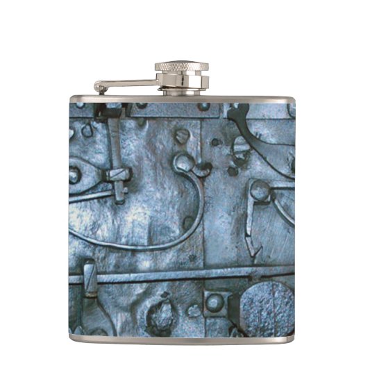 Schwermetall Flachmann (Vorderseite)