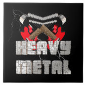 Schwermetall Fliese (Vorderseite)