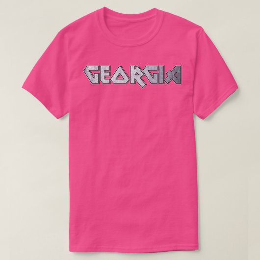 Schwermetall Georgia T-Shirt (Design vorne)