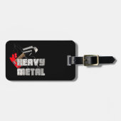 Schwermetall Gepäckanhänger (Vorderseite horizontal)