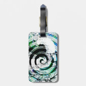 Schwermetall Gepäckanhänger (Rückseite vertikal)