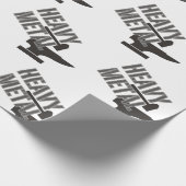 Schwermetall Geschenkpapier (Ecke)