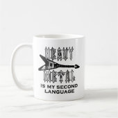 Schwermetall ist meine zweite Sprache Kaffeetasse (Links)