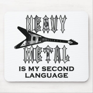 Schwermetall ist meine zweite Sprache Mousepad