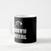 Schwermetall Kaffeetasse (Vorderseite Links)
