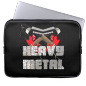 Schwermetall Laptopschutzhülle (Vorderseite)