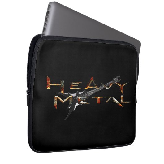 Schwermetall Laptopschutzhülle (Vorne Rechts)
