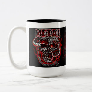 Schwermetall-Monster Zweifarbige Tasse