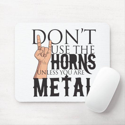 Schwermetall Mousepad (Mit Mouse)