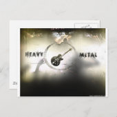 Schwermetall Postkarte (Vorne/Hinten)