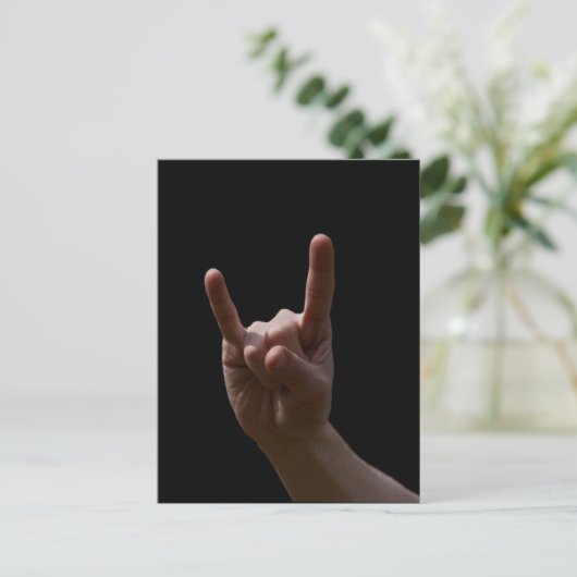 Schwermetall Postkarte (Stehend Vorderseite)