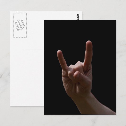 Schwermetall Postkarte (Vorne/Hinten)