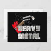 Schwermetall Postkarte (Vorne/Hinten)