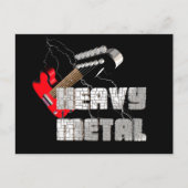 Schwermetall Postkarte (Vorderseite)