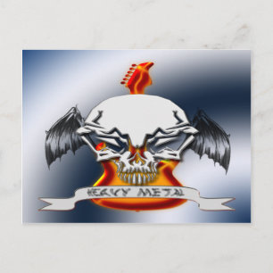 Schwermetall Postkarte