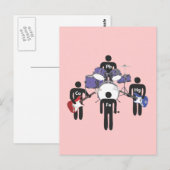 Schwermetall Postkarte (Vorne/Hinten)