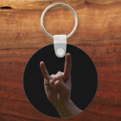 Schwermetall Schlüsselanhänger (Vorderseite)