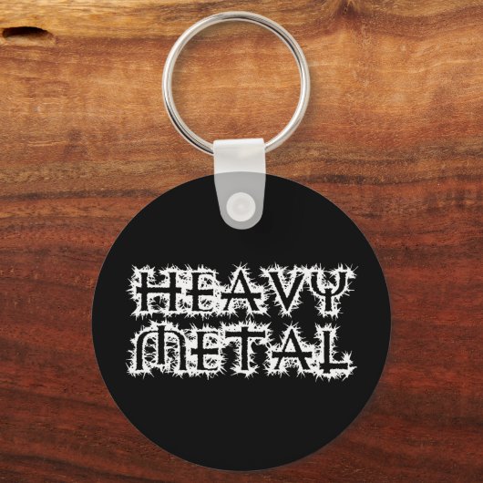 Schwermetall Schlüsselanhänger (Vorderseite)