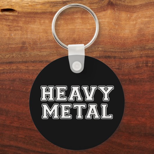 Schwermetall Schlüsselanhänger (Vorderseite)