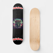 Schwermetall Skateboard (Vorderseite)