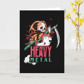 Schwermetall-Skelett Karte (Gelbe Blume)