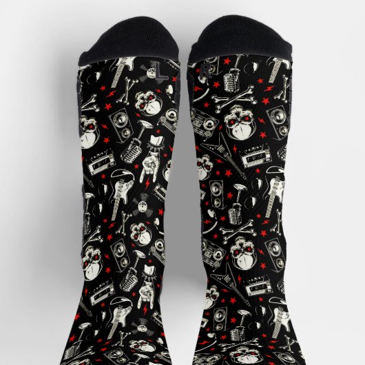 Schwermetall Socken (Oben)