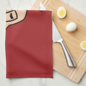 Schwermetall-Teufelshorne Geschirrtuch (Viertel Falte)