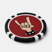 Schwermetall-Teufelshorne Pokerchips (Einzeln)