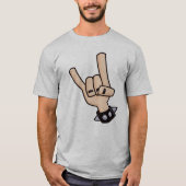 Schwermetall-Teufelshorne T-Shirt (Vorderseite)