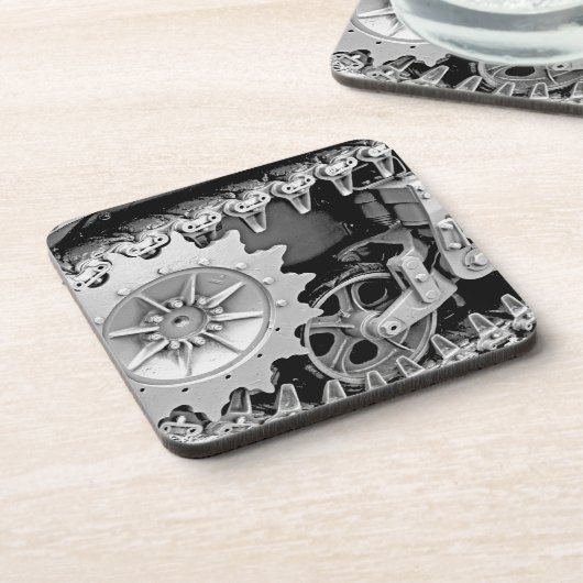 Schwermetall Untersetzer (Linke Seite)