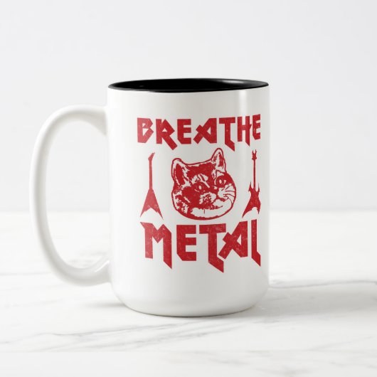 Schwermetall Zweifarbige Tasse (Links)