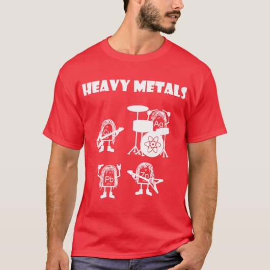 Schwermetalle1 Geschenk T-Shirt (Vorderseite)