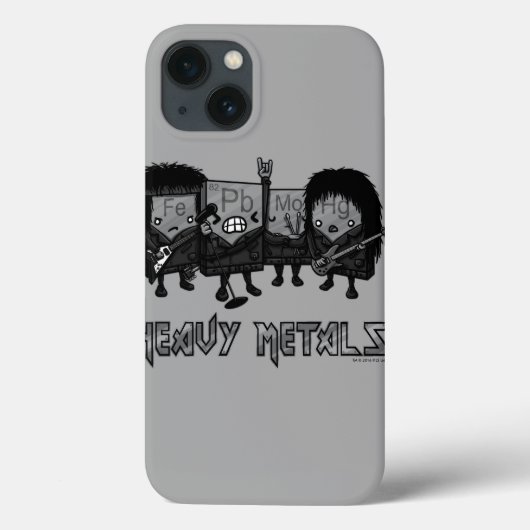 Schwermetalle Case-Mate iPhone Hülle (Rückseite)