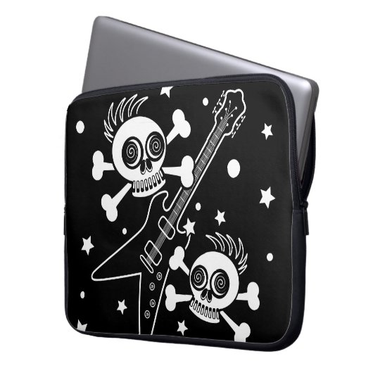 Schwermetalle Laptopschutzhülle (Vorderseite Links)