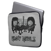 Schwermetalle Laptopschutzhülle (Vorderseite Links)