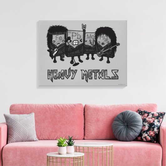 Schwermetalle Leinwanddruck (Insitu (Wohnzimmer))