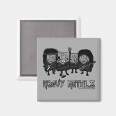 Schwermetalle Magnet (Vorderseite/Rückseite)