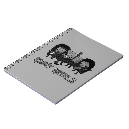 Schwermetalle Notizblock (Linke Seite)